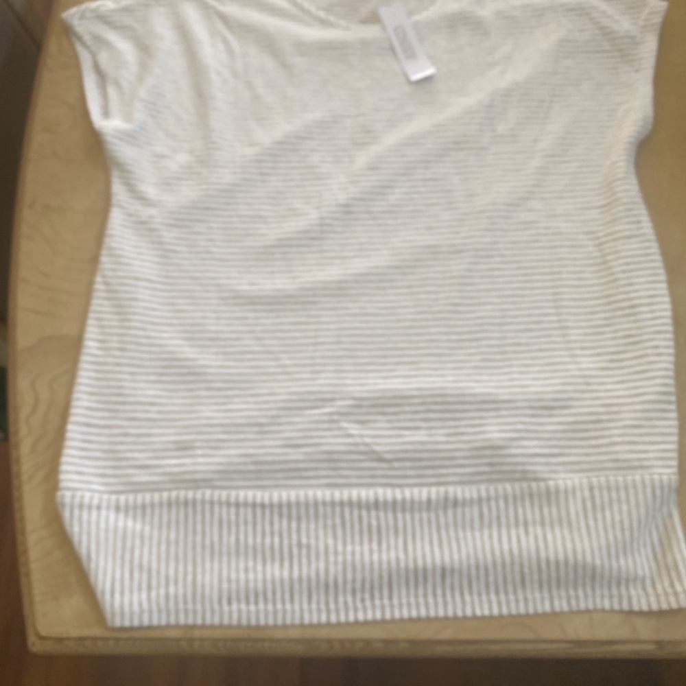 top- Shadow stripe  mixed stripe and tunic - Picture 2 of 6